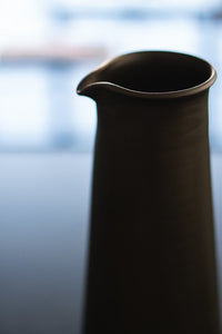 Tall Matt Black Carafe