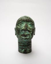 Benin Bronze Head Man