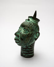 Benin Bronze Head Woman