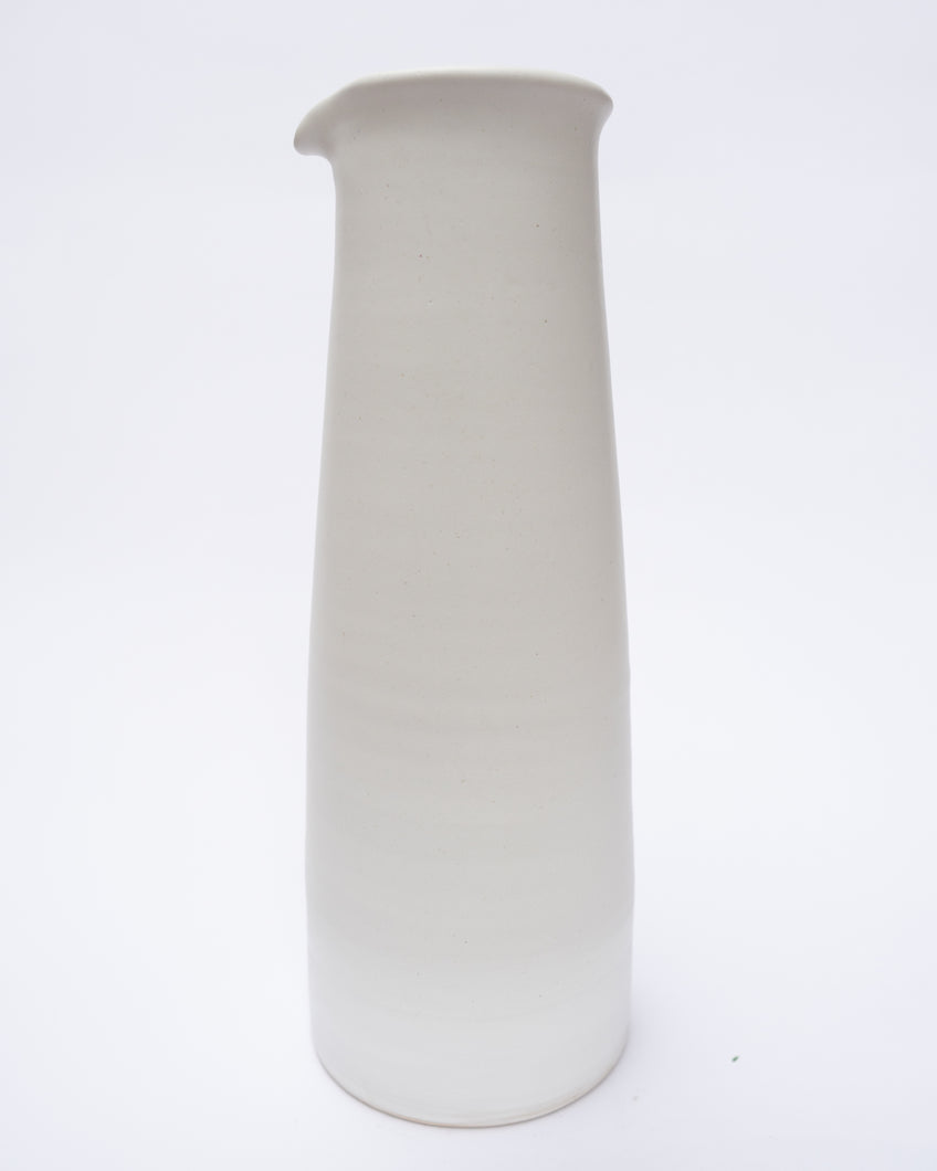 Tall White Carafe