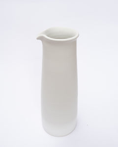 Tall White Carafe