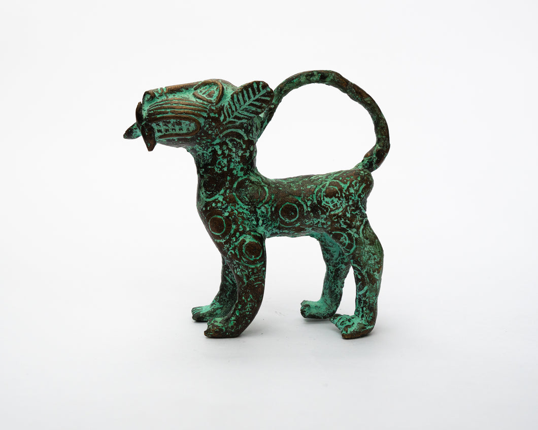 Benin bronze leopard