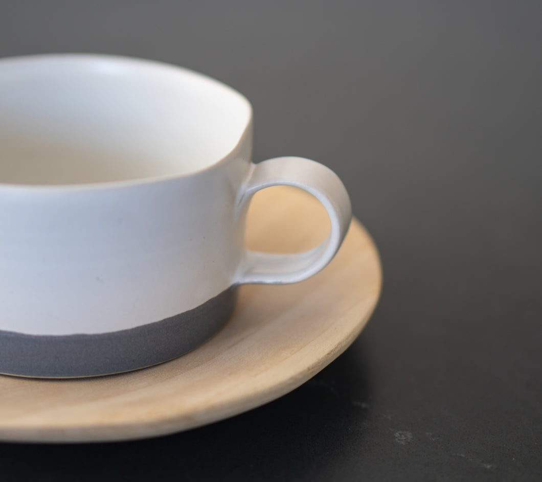 The Perfect Coffee Cup White/Grey